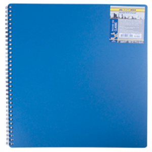 Зошит на пружині CLASSIC А4, 80 арк, кл., синій, пласт.обкл.BM.2446-002 Buromax