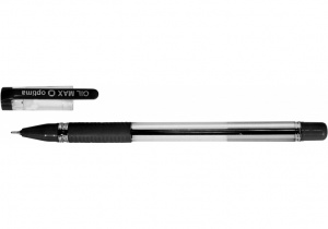 Ручка масляна "OIL MAX " 0,7мм чорна O15644-01 Optima