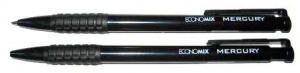 Ручка кулькова автоматична MERCURY чорна Е10103 Economix