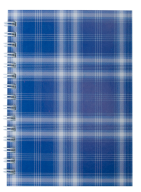 Зошит на пружині Shotlandka А6, 48 арк, кл., синій, картон.обкл.BM.2592-02 Buromax