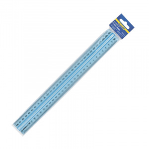 Лінійка пластикова 30см, тонована з ручкою, в блістері ВМ.5828-30 Buromax