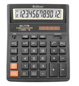 Калькулятор BS-777 12розр., BRILLIANT 200х157х31мм