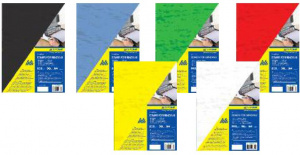 Обкладинка А4 картон фактура "під шкіру" колір синій 250г/м2 50 арк. ВМ.0580-02 Buromax