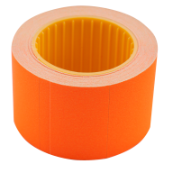 Цінник прямокутний помаранчевий 35*25 (240 шт; 6 м) зовнішня намотка BM.282105-11 BUROMAX