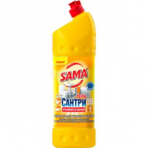 Універсальний чистячий засіб гель ТМ "SAMA" "Сантрі" "Лимон" 1 л