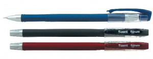 Ручка гелева FORUM, червона AG1006-06-A Axent