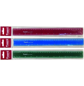 Лінійка пластикова 30 см матова синя 7530-02-А Axent