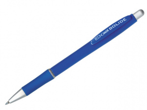 Ручка кулькова автоматична BOLIDE синя, корпус асорті Е10113 Economix