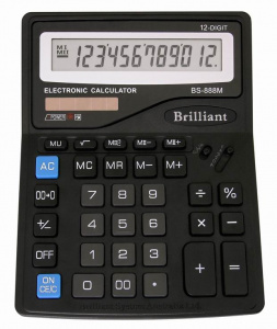 Калькулятор BS-888M 12розр., BRILLIANT 200х158х46мм 