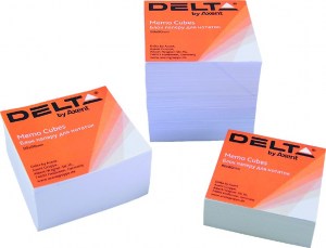 Папір для нотаток білий 90x90x80мм, не скл. D8005 Delta by  Axent
