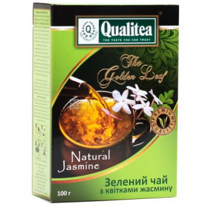 Чай QUALITEA зелений з жасміном 100гр
