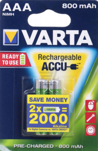 Акумулятор Varta Bechargeable ACCU AAA (R03, 286) 2шт.