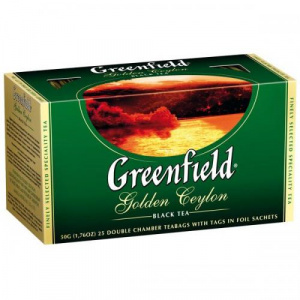 Чай Greenfield Golden Ceylon чорний 25п*2г 