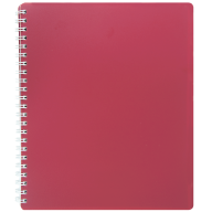 Зошит на пружині CLASSIC B5, 80арк., клітинка, червоний ВМ.2419-005 Buromax