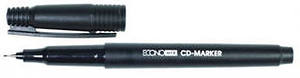 Маркер CD, товщина лінії 0,8-2,3 мм, чорний E11604-01Economix