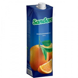 Сік Sandora апельсиновий 1л