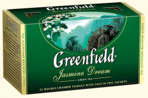 Чай Greenfield JASMINE DREAM зелений 25*2г