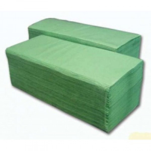 Рушник паперовий V-скл. 26*25,3 200шт зелені Кохавинка Укр 29004