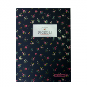 Записная книжка PICCOLI, А5, 80 л., клетка, интегральная обложка, темно-синяя BM.24522101-03