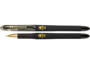 Ручка гелева OPTIMA CROWN 0,5 мм, пише чорним O15679-01