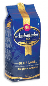 Кава Ambassador Blue Label зерновий 1уп./1кг