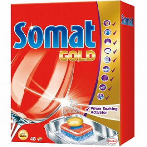 Засоби для посудомиючої машини СOMAT таблетки  (48+48шт)