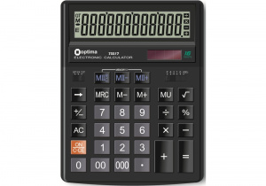 Калькулятор О75517 16розр., OPTIMA 200x154x36мм 