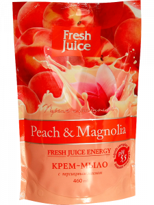 Мило рідке Fresh Juice персик-магнолія 460мл запаска Укр.