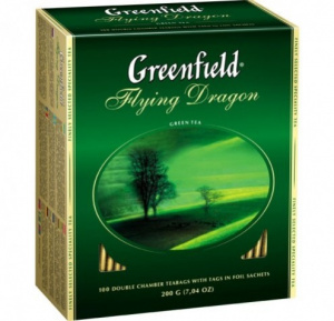 Чай Greenfield Flying Dragon зелений 100п*2г