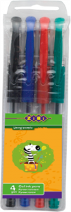 Ручка гелева набір із 4-х ручок ZB.2202-99 ZiBi