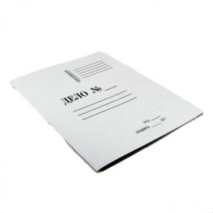 Папка-обложка картонна "ДЕЛО" 260г/м2